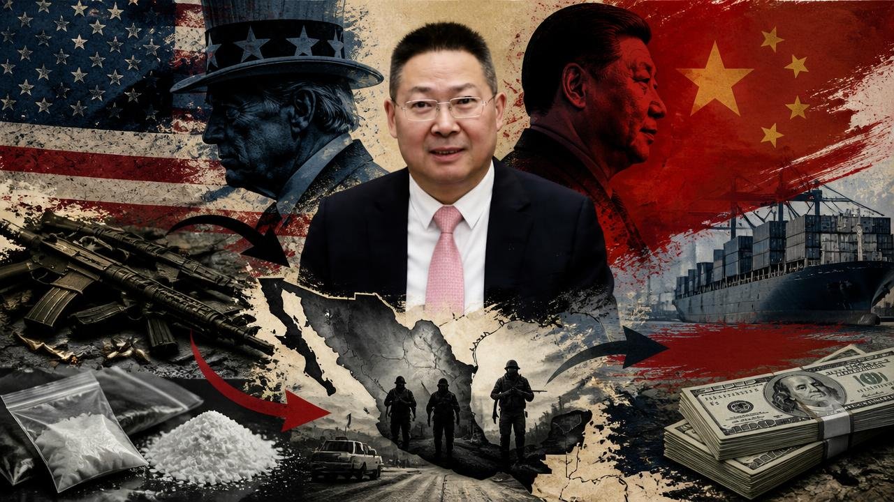 China acusa a Estados Unidos de alimentar con drogas, armas y dinero a los cárteles terroristas en México